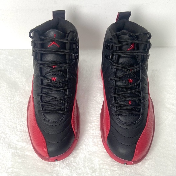 Jordan Other - Men's Black/ Red Athletic Shoes Sneakers -Jordan 12 Retro Flu Game